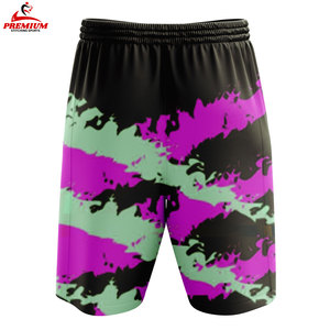 Manufacturer Custom logo High Quality Polyester Sublimation Printed <b>Men</b> Custom Mesh <b>Shorts</b> - Product Image 2