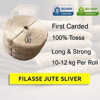 Plâtrage remorquage filasse tossa jute ruban biodégradable non-tissé fibre cardée brute pour placo vente en gros Goodman Global Bangladesh