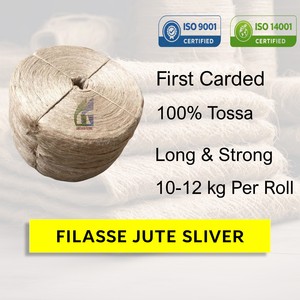 Plâtrage remorquage filasse tossa jute ruban biodégradable non-tissé fibre cardée brute pour placo vente en gros Goodman Global Bangladesh - Product Image 2