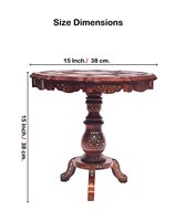 Table d'appoint de lit la plus vendue Tabouret de chevet sculpté Table en bois pour meubles de salon disponible au prix le moins cher