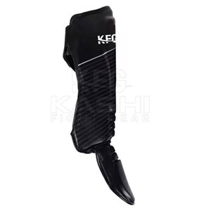 Protège-tibias de kickboxing au design optimal avec ajustement réglable pour une utilisation en boxe, arts martiaux et entraînement sportif - Product Image 4