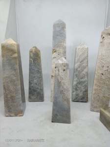 Torre de ágata negra curativa natural, piedra de alta y preciosa calidad, torre para curación para decoración del hogar, venta al por mayor - Product Image 2