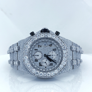 นาฬิกาควอตซ์ประดับเพชรธรรมชาติคุณภาพสูงรูปทรงกลมทำจากสเตนเลสสตีลนำความร้อนออกมาแสดงในห้องปฏิบัติการ - Product Image 1