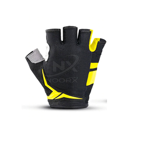 Gants de vélo fabriqués au Pakistan, prix bas, demi-doigts, haute qualité, gants de vélo pour hommes - Product Image 4