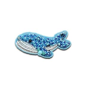 Broche de cuentas de corazón Rosa hecho a mano broches de moda bordados - Product Image 3