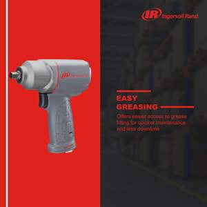 Clé à chocs pneumatique industrielle 3/8 pouce à double mécanisme de marteau, personnalisable OEM, type à goupille - Product Image 3