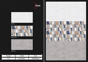 Azulejos antiguos sólidos rústicos modernos de 300x600, azulejos de pared interiores antideslizantes para cocina, inodoro, sala de estar para Villa - Product Image 2