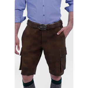 Suave ligero nuevo cuero genuino de alta calidad personalizado Lederhosen proveedor bávaro prendas Trachten pantalones cortos para hombres - Product Image 5