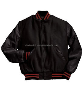 Chaquetas Varsity Personalizadas de Talla Grande para Invierno, Estilo Bomber de Lana para Fútbol Americano, Estilo Escolar, Tejidas - Product Image 3