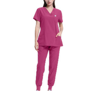 Scrubs pour le personnel de la pharmacie pour femmes, ensembles d'uniformes Fashion Women Stretch Hospital Scrubs Uniform Sets - Product Image 1