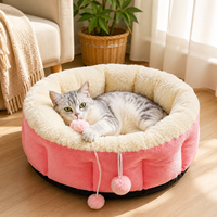 Coussin pour chien ultra doux en peluche, écologique, antidérapant, rectangulaire, confortable pour l'intérieur, nid douillet, tapis de couchage, emballage en carton, vente en gros OEM