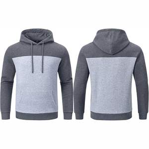 Venta al por mayor mejor diseño sudaderas con capucha para hombre ligero color sólido 100% algodón para la temporada de invierno servicio OEM disponible - Product Image 1