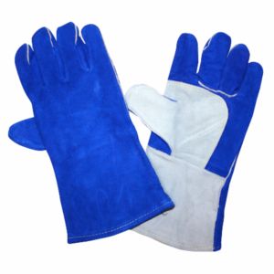 Gants de sécurité en cuir de vachette pleine fleur de qualité supérieure, anti-vibration, respirants, ignifuges, résistants à la chaleur et aux étincelles de soudage - Product Image 1