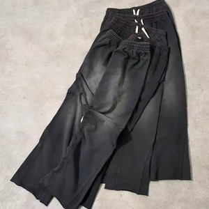 Ropa de calle personalizada del fabricante, pantalones acampanados con lavado al sol, chándal con cremallera para chándal unisex, conjunto de algodón pesado 500 GSM - Product Image 4