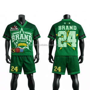 Maillot de football américain haut de gamme, uniforme d'équipe personnalisé élégant, maille respirante, confortable, durable, coupe ajustée, léger, athlétique - Product Image 3