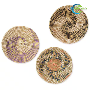 DÉCOR DE PANIER DE TENTURE MURALE TISSÉ À LA MAIN Écologique de haute qualité du Vietnam Personnalisation durable de la décoration intérieure - Product Image 5