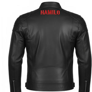 Chaqueta de Cuero de Color Personalizado, Nueva Llegada, Chaqueta de Cuero Genuino de Piel de Vaca Natural para Hombre, Manga Larga, Chaleco de Motociclista a la Moda. - Product Image 6