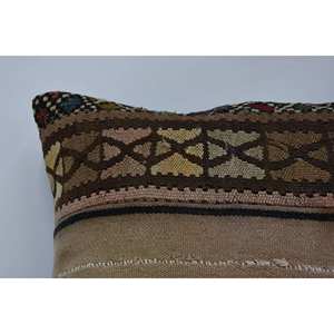 Beige bohemio 28x28 almohada de lana tejido Vintage estampado Floral cojín Navidad decorativo 18x18 pulgadas tamaño - Product Image 2