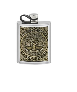 Flacon de hanche réutilisable en acier inoxydable de haute qualité noir mat flacon anti-fuite flacon de hanche personnalisé - Product Image 4