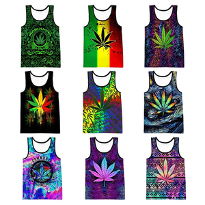 2024 Venta al por mayor Venta caliente Ropa deportiva Crop Top Sublimación personalizada Unique Men Gym Sport Tank Top - Product Image 6
