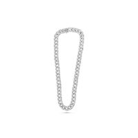 Chaîne cubaine Hip Hop en or 14K entièrement sertie de diamants, 12 mm, 16 pouces, style vintage, tendance mode, pour femmes, fiançailles, mariage, fête