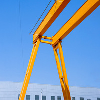 Grue à semi-portique montée sur rail électrique de 10Ton 15Ton télécommandée européenne
