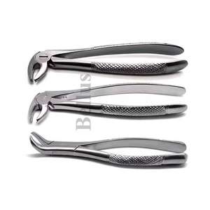 Herramientas de extracción de dentista de primera calidad, fórceps de acero inoxidable de grado quirúrgico con asas antideslizantes para el cuidado bucal profesional - Product Image 5