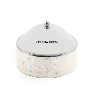 Casserole décorative en nacre de qualité supérieure, faite à la main, design élégant, dernière nouveauté, chauffe-plats en métal design - Product Image 2