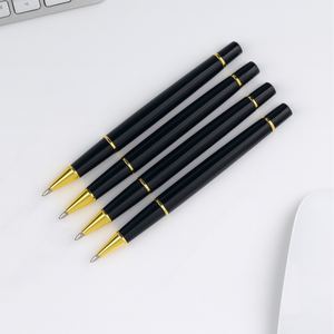 Bolígrafo de Metal Grabado Personalizado de Lujo de la Serie Negra para Regalo - Product Image 3