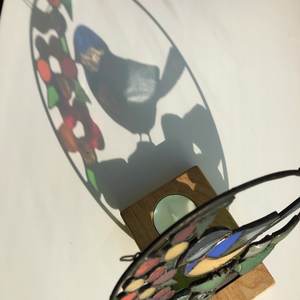 Porte-bougie en bois avec support en verre, alliant magnifiquement la chaleur du bois naturel à l'élégance du verre - Product Image 4