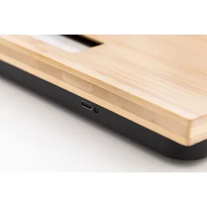 Báscula de Baño Recargable y Sostenible BamFit - Product Image 2
