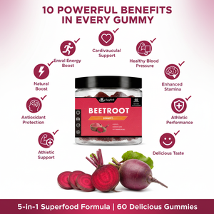 OEM Özel Etiketli Vegan Pancar Kökü Jelibonları Şeker İçermeyen Bağışıklık Destekleyici Organik Pancar Jelibonları - Product Image 3