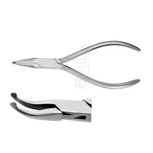 Pince à couronne orthodontique la plus vendue droite et incurvée 14cm | Instruments de chirurgie dentaire en acier inoxydable de haute précision - Product Image 4