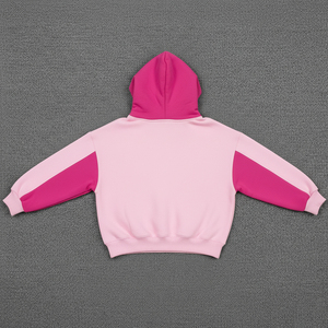 Nouveauté 2025 – Sweats à capuche 100 % coton pour femme, streetwear d'hiver, anti-boulochage, broderie 3D, logo personnalisé, bicolore, coupe oversize - Product Image 6