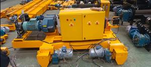 Nouveau palan électrique à câble métallique de type crabe 5 MT durable, haute capacité, télécommande, double rail, équipement de levage industriel pour - Product Image 2