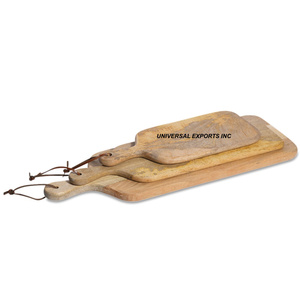 Juego de tres tablas de cortar de buena calidad hecha a mano tabla de cortar de lujo con estilo clásico - Product Image 1