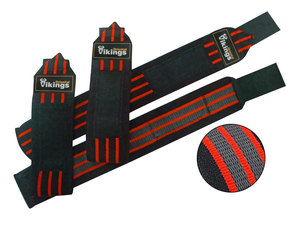 Custom High Quality Elastic Wrist Wraps GRIPPY Heavy Strength Powerlifting Wrist Brace Support Gym Wrist Wraps - Product Image 6