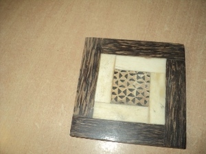 Posavasos ecológico moderno de madera, alfombrillas y almohadillas elegantes para protección de mesa - Product Image 3