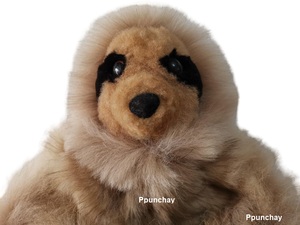 <b>Fur</b> Baby Alpaca Sloth Toy Ppunchay Peru Soft, nice and cute - Product Image 2