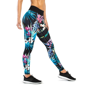 Leggings de Yoga Deportivos para Mujer, Pantalones Deportivos de Nailon y Poliéster, Leggings para Mujer, Suministro OEM - Product Image 3