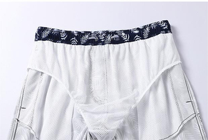 Wholesale Men's Summer Casual Beach <b>Shorts</b> 100% Polyester Mesh Quick Dry Drawstring <b>Hawaiian</b> Stretch Breathable - Product Image 6