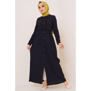 Nueva temporada mujer invierno ropa islámica Abaya vestido Kaftan túnica Dubai musulmán islámico moda turco hecho vestidos islámicos - Product Image 6