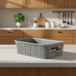 Cesto de Basura de Almacenamiento Stefanplast ELEGANCE 20x14x6cm Gris Piedra Modelo 30913 - Product Image 3