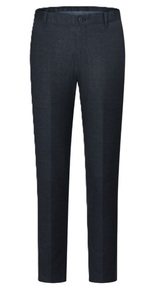 ชุดเดรสสีดำ/ น้ำเงินของผู้ชายกางเกงทางการผ้ายืดป้องกันการยับ - Product Image 4