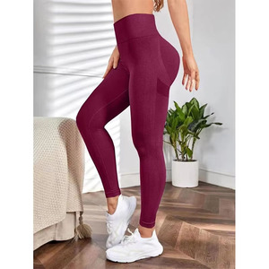 Leggings de realce para mujer Gimnasio Mujer Scrunch Butt Legging Sport Seamless Yoga Legging Hecho por Hanger IMPEX - Product Image 4