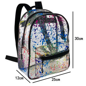 Mochila de colores transparentes, mochila transparente duradera, estadio de moda para niños y niñas, aprobado para conciertos, festivales, deportes - Product Image 6