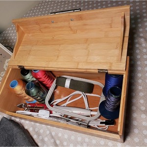 Caja de almacenamiento de madera de bambú natural Caja de bambú hecha a mano Decoración de mesa natural ecológica para el hogar Venta al por mayor de Vietnam - Product Image 5