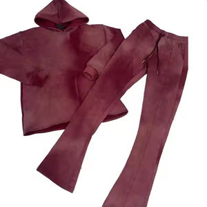 ชุดวอร์มสีฟอกกรดสำหรับผู้ชายกางเกงวอร์มกางเกงใส่เล่นถนนดีไซน์ใหม่ - Product Image 1