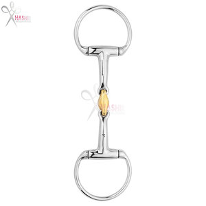 Bocado de Acero Inoxidable de Calidad Premium con Punta de Huevo, Duradero y Reutilizable para Entrenamiento de Caballos y Equitación - Product Image 2