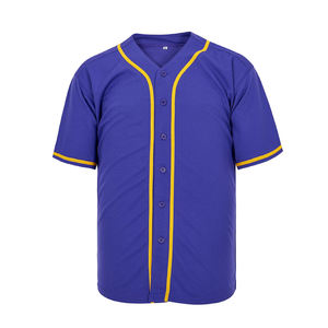 Uniformes de béisbol con logotipo personalizado de alta calidad, camiseta de servicio OEM de diseño sublimado transpirable para ropa de béisbol y softbol - Product Image 1